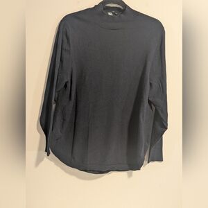 Bylyse Spenard. Navy Blue Long Sleeve Sweater. Size XXL. Mock Turtle neck. GUC.